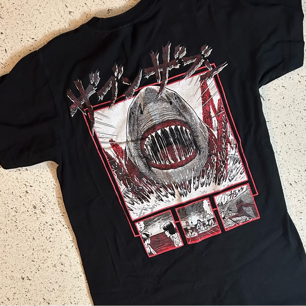 Junji Ito Gyo Shark T Shirt